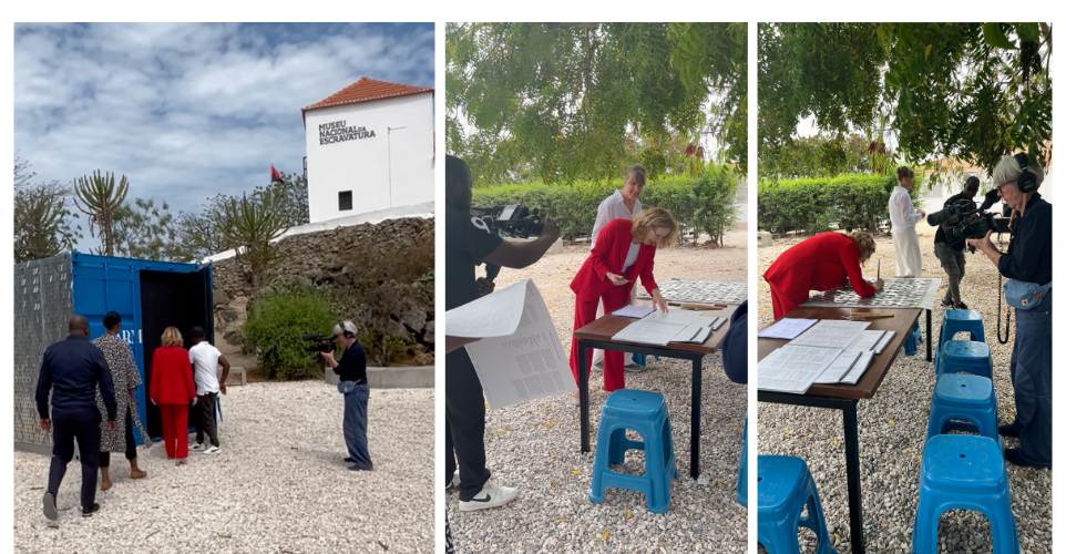 2025 Kunstproject Armazoen: Angola, opening Kunstproject Armazoen door ambassadeur Henny de Vries