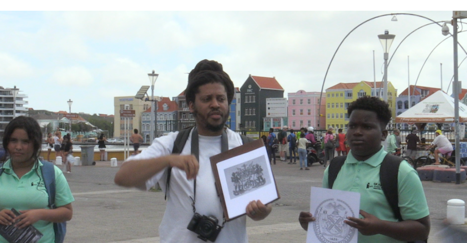 2026 Kunstproject Armazoen: Cura&ccedil;ao workshop door onze Amerikaanse partner Kamau Ware